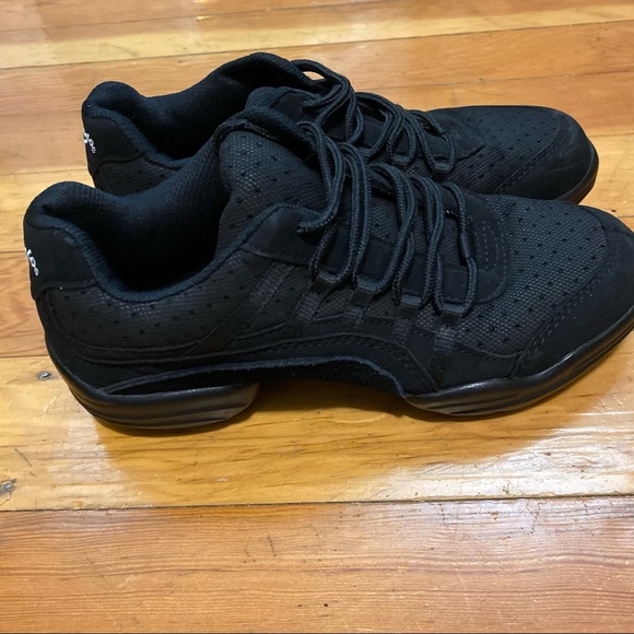 Capezio Womens Lace Up Rock It DS24 Low Top Dance Sneakers Black Size 8 - Picture 2 of 11